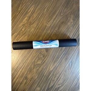 Clorox Solid Grip Shelf Liner Home 20in x 6ft Black New Non-Adhesive Cushion